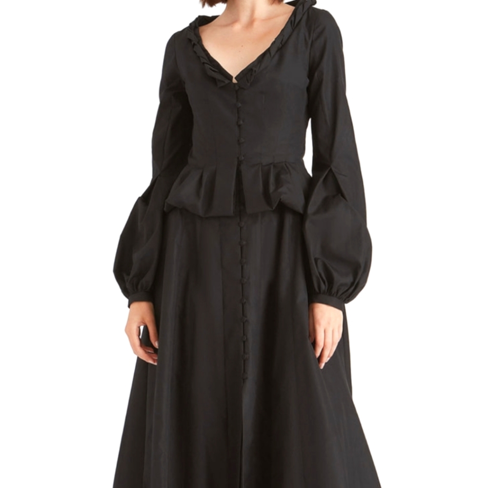 NWT💯 Brock Collection Stefania Midi Dress Sz 2/XS - Picture 2 of 7